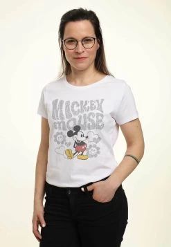 Disney Mickey Mouse - T-Shirt Con Stampa - White -Disney e5a788e3d65b42a696f016b6d35afd8e