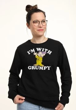 Disney Snow White And The Seven Dwarfs With Grumpy - Felpa - Black -Disney e9431dad42774af1aff8385ca0444d0b