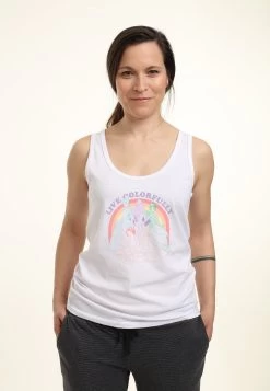 Disney Princesses Rainbow PrincessTopWhite Donna T-shirt E Top H3A21D76B-A11