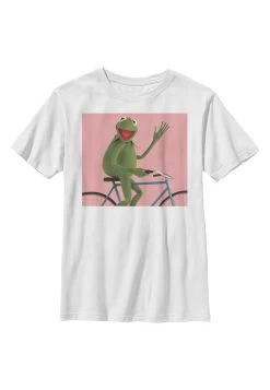 Disney Muppets Biking KermitT-Shirt Con StampaWhite Bambini T-shirt & Top H3A26G0JN-A11