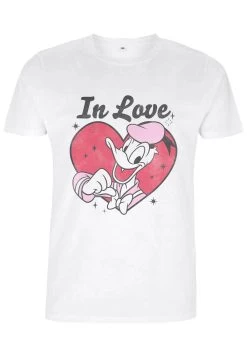 Disney Mickey Classic In Love Donald UnisexT-Shirt Con StampaWhite Uomo T-shirt E Polo H3A2101XO-A11 -Disney eed9c9f219f54107b7c19f75b204fb53