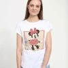 Disney Classic Mickey Chinese MinnieT-Shirt Con StampaWhite Donna T-shirt E Top H3A21D077-A11