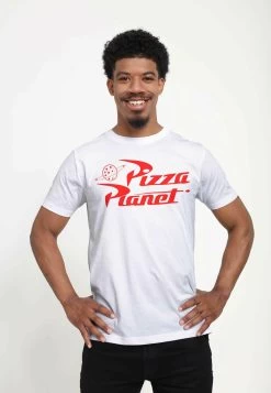 Disney Toy Story Pizza Planet Unisex - T-Shirt Con Stampa - White