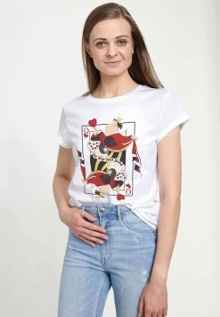 Disney Alice In Wonderland Queen Of HeartsT-Shirt Con StampaWhite Donna T-shirt E Top H3A21D0B3-A11 -Disney fb02af4f966d4acf96de977a5f1895f7