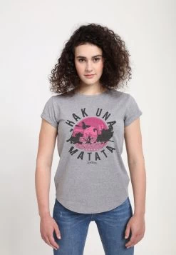 Disney The Lion King TimeT-Shirt Con StampaMelange Grey Donna T-shirt E Top H3A21D9NF-C11