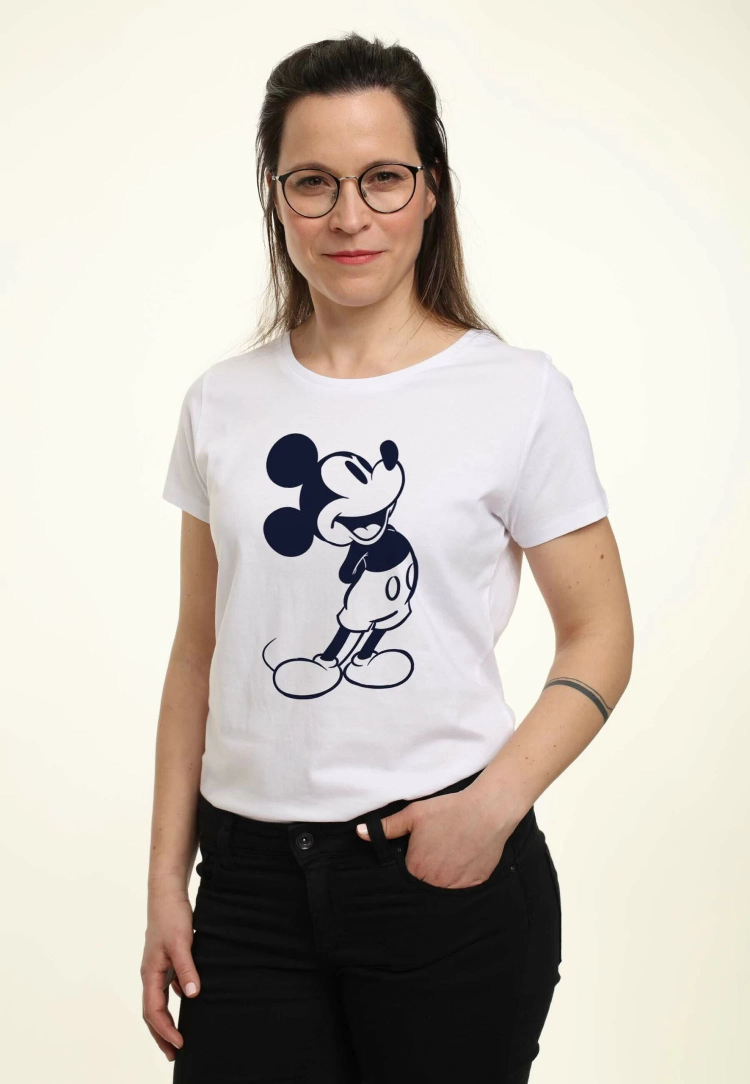 Disney Mickey Classic Classic MickeyT-Shirt Con StampaWhite Donna T-shirt E Top H3A21D25C-A11 4 Disney Mickey Classic Classic MickeyT-Shirt Con StampaWhite Donna T-shirt E Top H3A21D25C-A11 - immagine 4