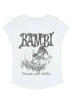 Disney Bambi Bambi NatureT-Shirt Con StampaWhite Donna T-shirt E Top H3A21D0D1-A11 -Disney ffbe63681097455fb68e22f61e70fdb3